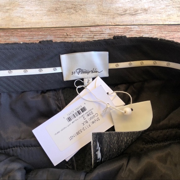 NWT 3.1 Phillip Lim Notch Cropped Pencil Trouser - Picture 4 of 7